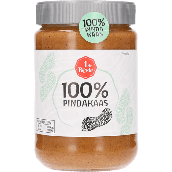 1 de Beste 100% pindakaas - Dirk