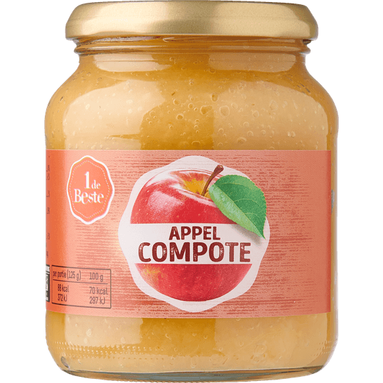 1 de Beste Appelcompote extra kwaliteit - Dirk