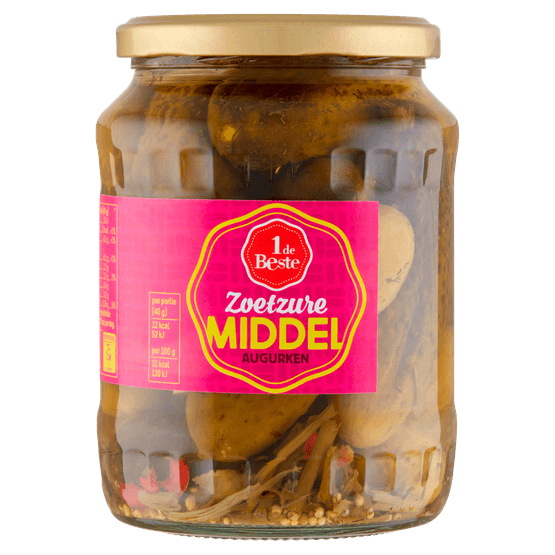 1 de Beste Augurken middel zoetzuur - Dirk