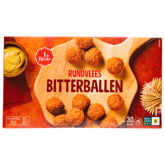 1 de Beste Bitterballen rundvlees - Dirk