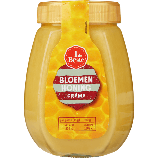1 de Beste Bloemenhoning crème - Dirk