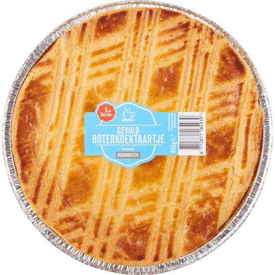 1 de Beste Boterkoektaartje roomboter - Dirk