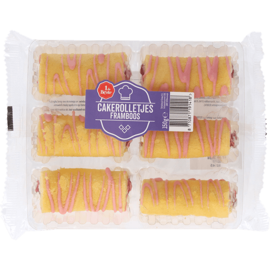 1 de Beste Cakerolletjes framboos - Dirk