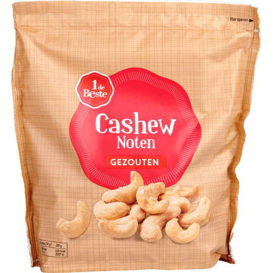 1 de Beste Cashewnoten gebrand gezouten - Dirk
