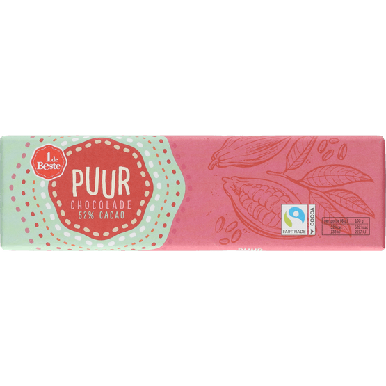 1 de Beste Chocoladereep puur - Dirk