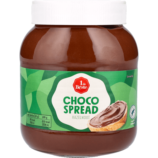 1 de Beste Chocospread hazelnoot - Dirk