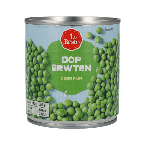 1 de Beste Doperwten zeer fijn - Dirk