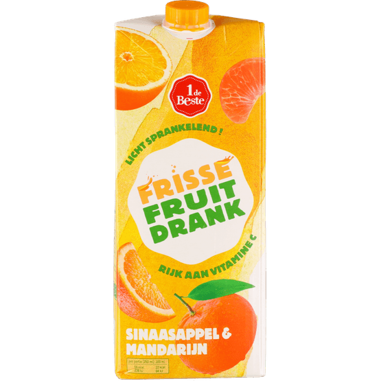 1 de Beste Frisse fruitdrank sinaasappel-mandarijn - Dirk