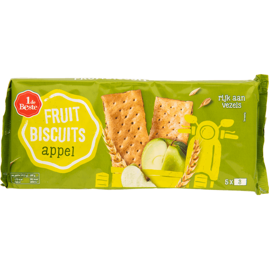 1 de Beste Fruitbiscuit appel - Dirk