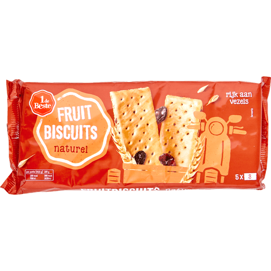 1 de Beste Fruitbiscuit naturel - Dirk