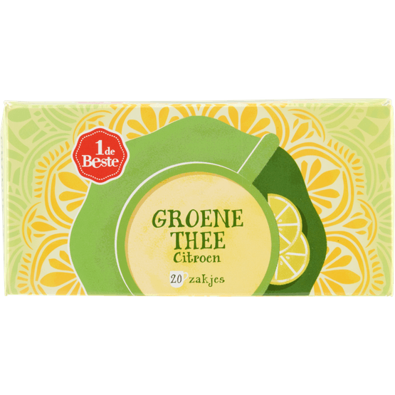 1 de Beste Groene thee citroen kop - Dirk