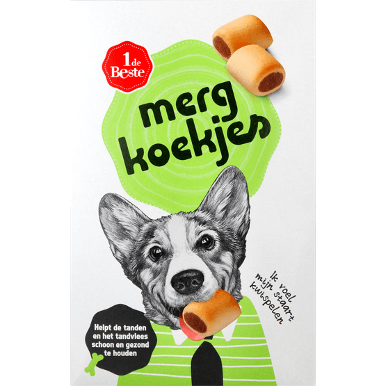 1 de Beste Hondensnacks mergkoekjes - Dirk
