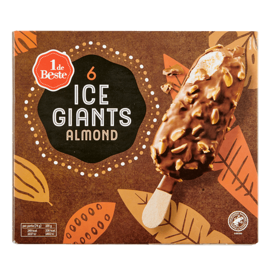 1 de Beste Ice-giant almond 6 stuks - Dirk