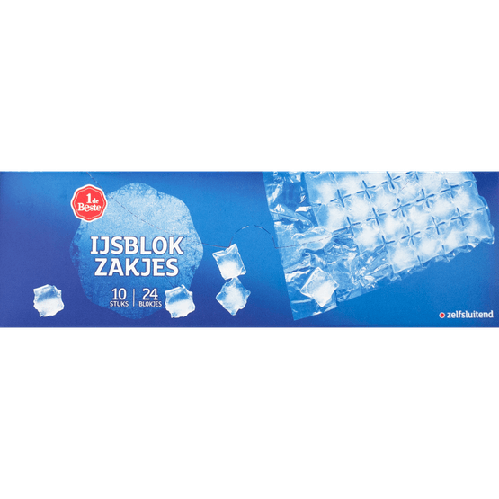 1 de Beste Ijsblokzakjes 24 ijsblokjes - Dirk