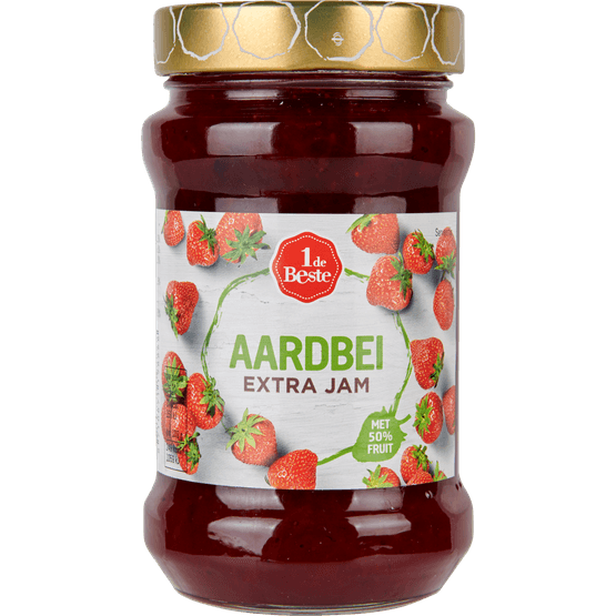 1 de Beste Jam extra aardbei - Dirk