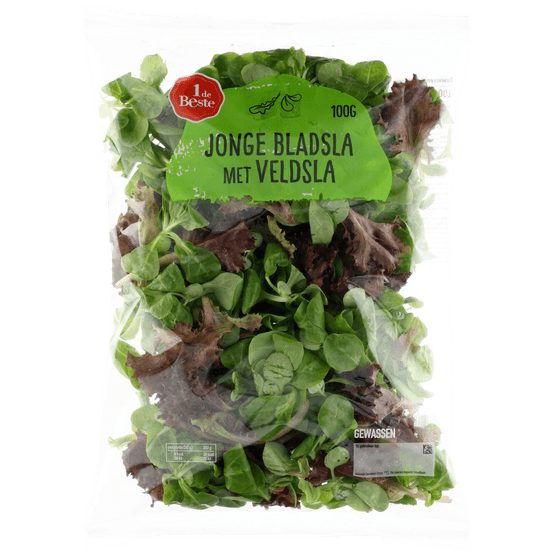 1 de Beste Jonge bladsla met veldsla - Dirk