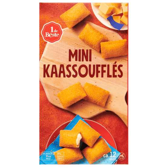 1 de Beste Kaassouffle mini oven 10 stuks - Dirk