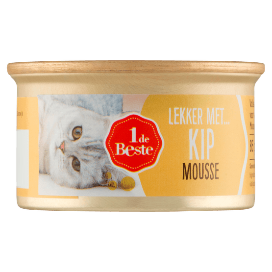 1 de Beste Kattenmousse kip - Dirk