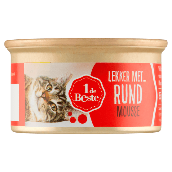 1 de Beste Kattenmousse rund - Dirk