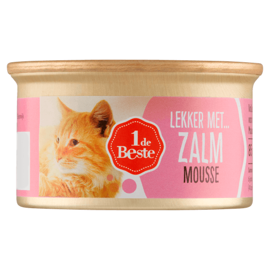 1 de Beste Kattenmousse zalm - Dirk