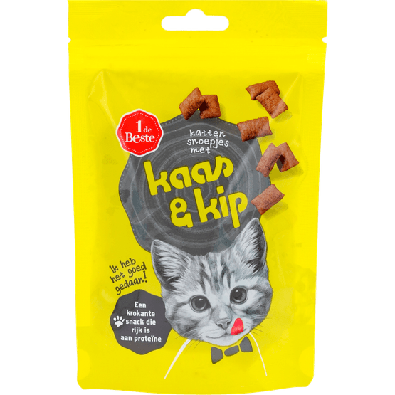 1 de Beste Kattensnoepjes kaas en kip - Dirk