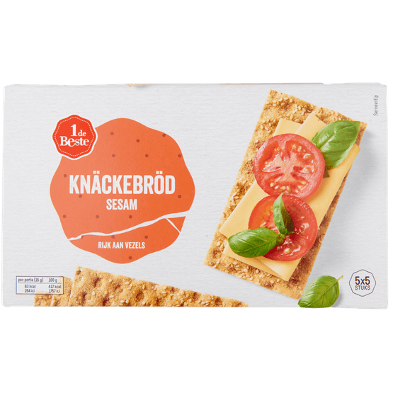 1 de Beste Knäckebröd sesam - Dirk