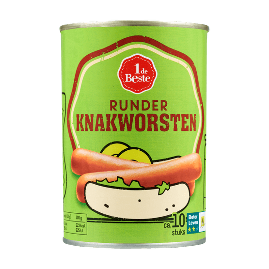 1 de Beste Knakworst rund - Dirk