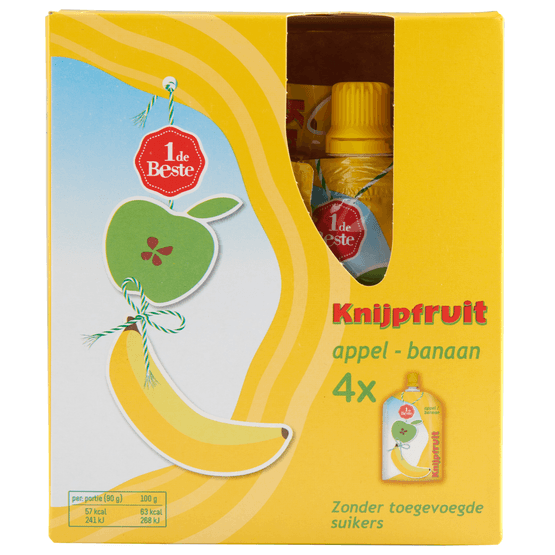 1 de Beste Knijpfruit appel-banaan - Dirk