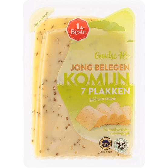 1 de Beste Komijn jong belegen 48+ plakken - Dirk