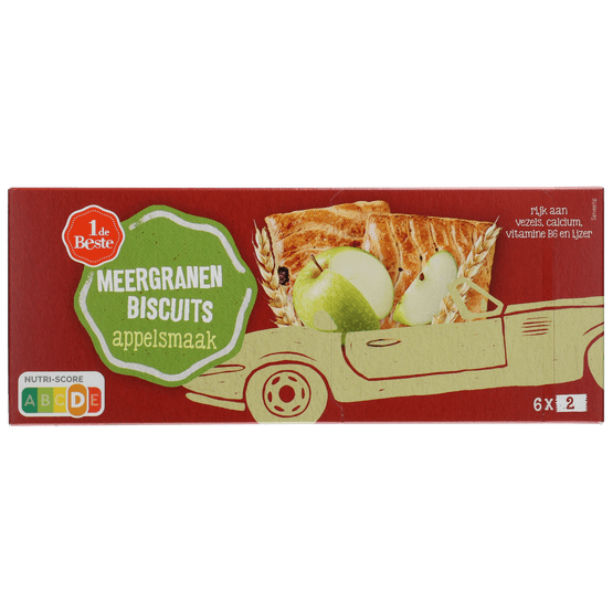 1 de Beste Meergranenbiscuit appel - Dirk
