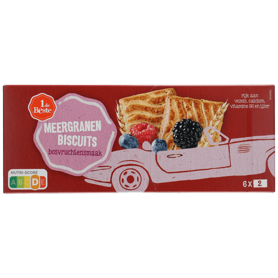 1 de Beste Meergranenbiscuit bosvruchten - Dirk