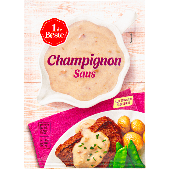 1 de Beste Mix voor champignonsaus - Dirk
