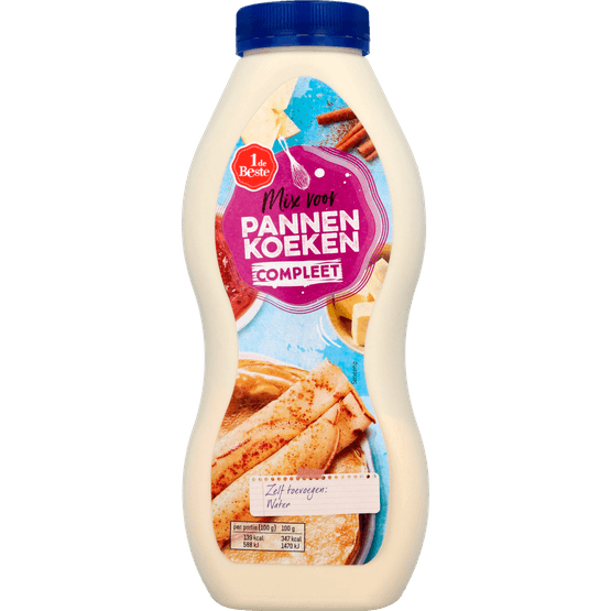 1 de Beste Pannenkoekenmix shaker compleet - Dirk