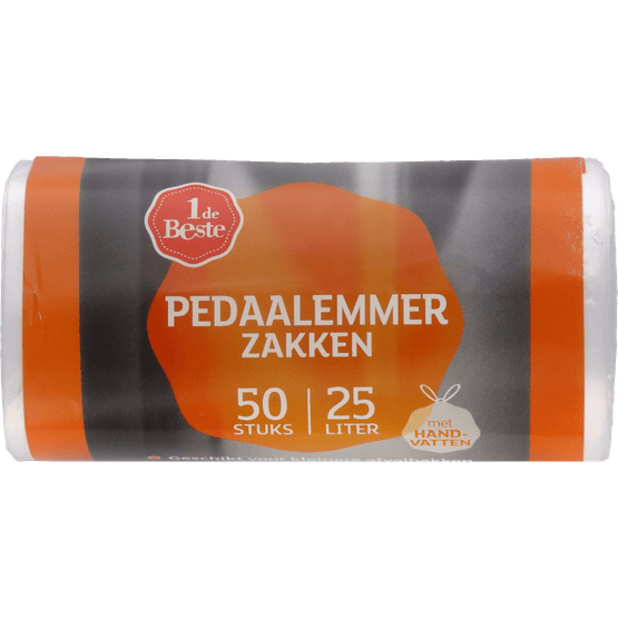 1 de Beste Pedaalemmerzakken 25 liter - Dirk