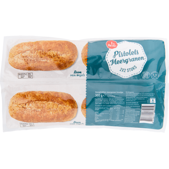 1 de Beste Pistolets meergranen 4 stuks - Dirk