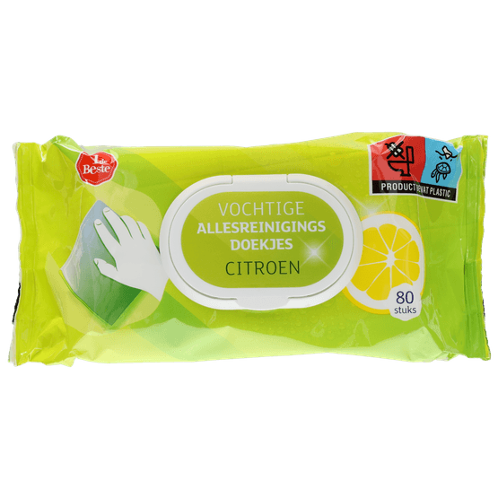 1 de Beste Reinigingsdoekjes multi citrus - Dirk