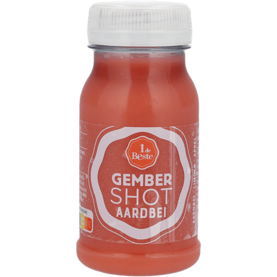 1 de Beste Shot aardbei gember limoen - Dirk