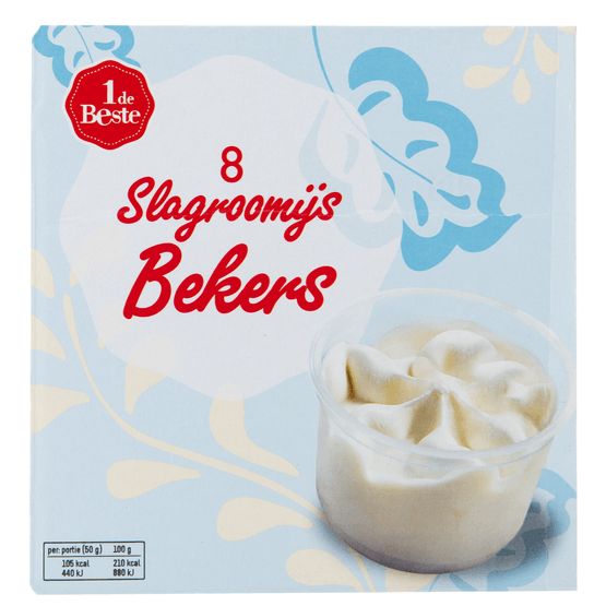 1 de Beste Slagroomijs bekers - Dirk