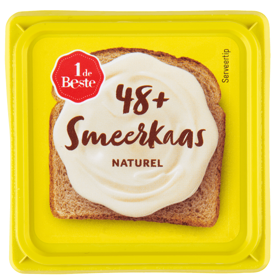 1 de Beste Smeerkaas naturel 48+ - Dirk