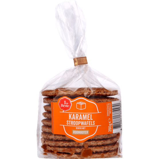 1 de Beste Stroopwafels karamel - Dirk
