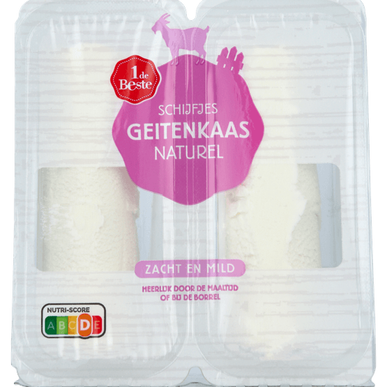 1 de Beste Verse geitenkaas naturel schijfjes - Dirk