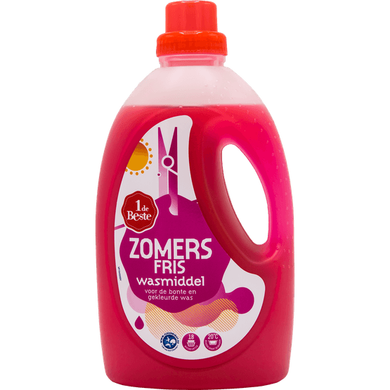 1 de Beste Vloeibaar wasmiddel zomerfris - Dirk