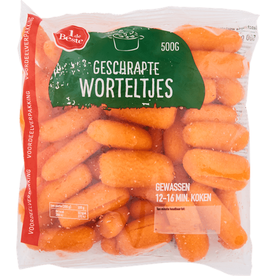 1 de Beste Wortelen geschrapt voordeel verpakking - Dirk