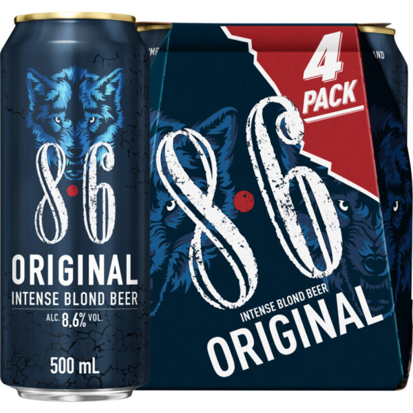 8.6 Original Intense Blond Beer - 4-pack - Albert Heijn