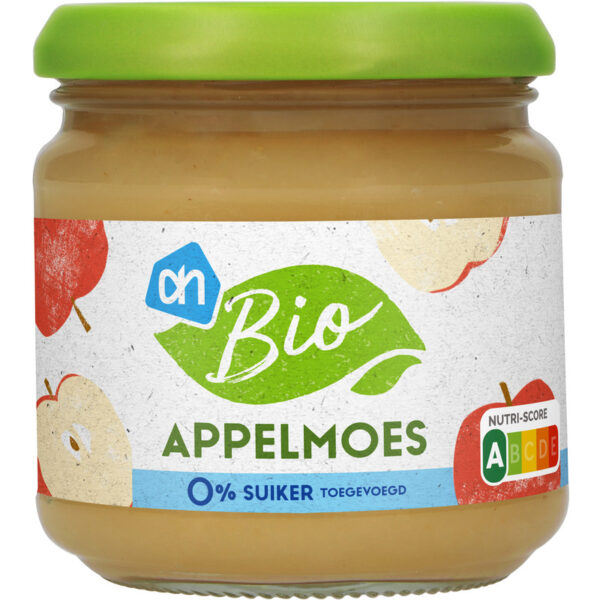 AH Biologisch Appelmoes - 0% Suiker Toegevoegd - Albert Heijn