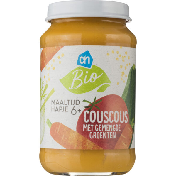 AH Biologisch Couscous met Gemengde Groente 6m+ - Albert Heijn