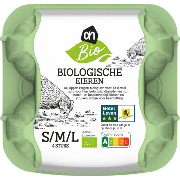 AH Biologisch Eieren S M L - Albert Heijn