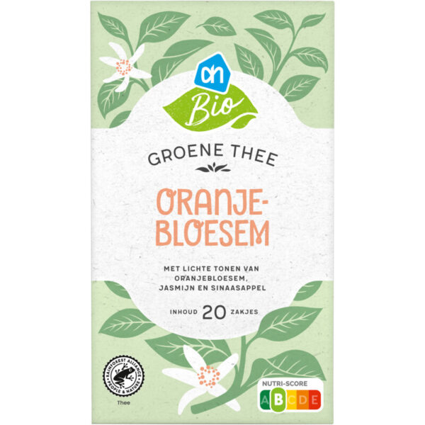 AH Biologisch Groene Thee Oranjebloesem - Albert Heijn