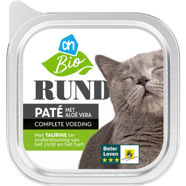AH Biologisch Paté met Rund en Aloë Vera - Albert Heijn