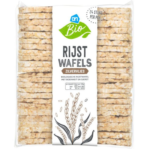 AH Biologisch Rijstwafels Zilvervlies - Albert Heijn